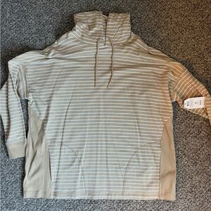 Striped Beige Sweatshirt